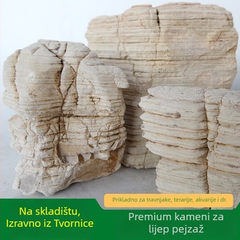 Prirodni višeslojni kamen za ukrašavanje akvarija i krajine | 0,1–10 kg po komadu | Prilagodljivo pakiranje | Kamen za krajinu s više slojeva