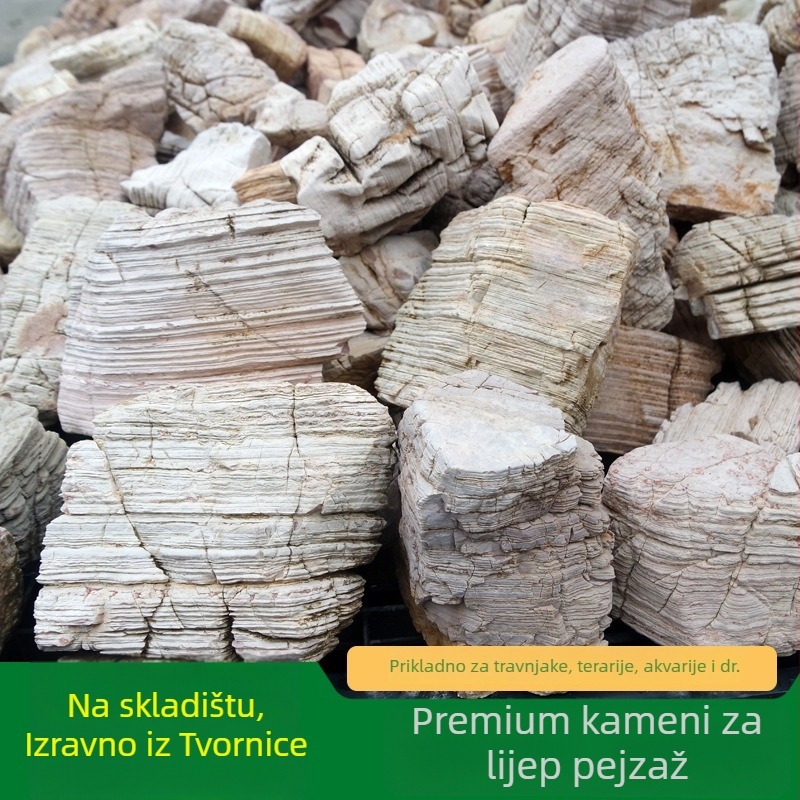 Prirodni višeslojni kamen za ukrašavanje akvarija i krajine | 0,1–10 kg po komadu | Prilagodljivo pakiranje | Kamen za krajinu s više slojeva