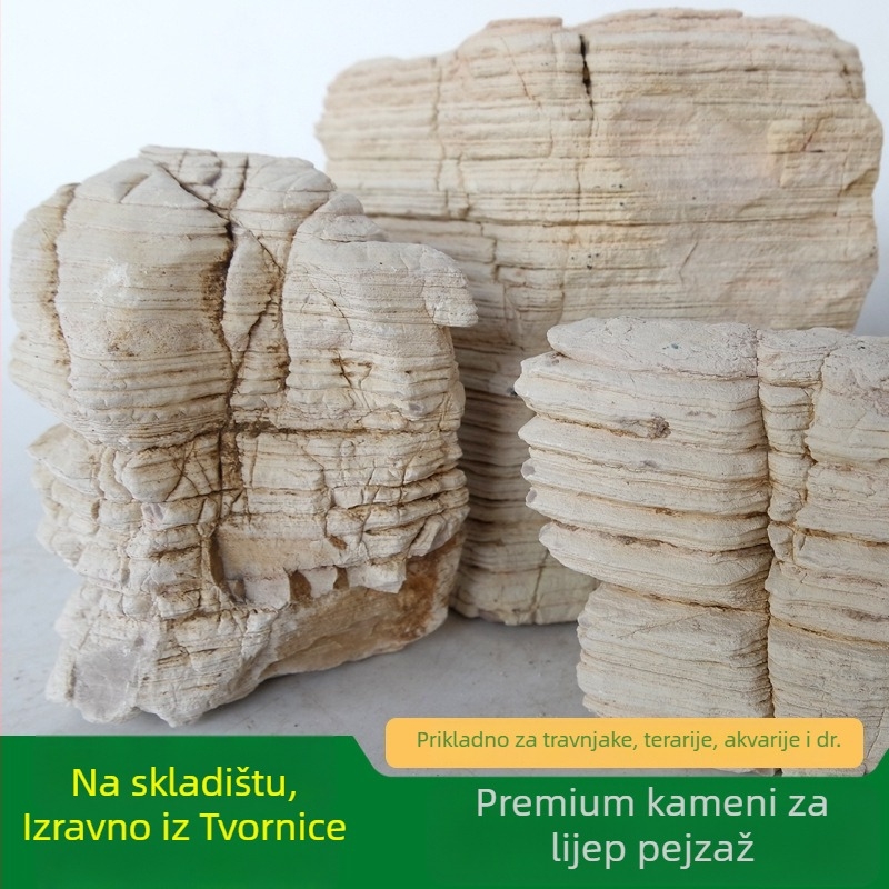 Prirodni višeslojni kamen za ukrašavanje akvarija i krajine | 0,1–10 kg po komadu | Prilagodljivo pakiranje | Kamen za krajinu s više slojeva