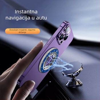 MagSafe magnetski držač prstena, 360° rotacija, aluminijska konstrukcija, držač za stol/prsten/mobitel, podrška prilagodbi