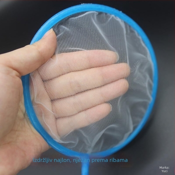 Akvarijska mreža za hvatanje ribe - mreža od željezne žice/nylon/plastični premaz - oprema za akvarij