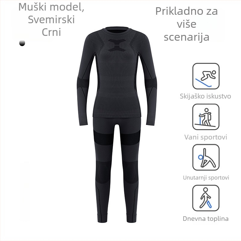 Dječja brzosušeća majica od najlona za dječake zimi
