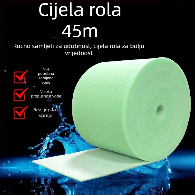 Filter pamuk za akvarij — rastrgan, visoka gustoća, gornji filter s spužvom