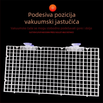 Držač poklopca akvarija, akril, proziran plastični potporni okvir s mrežom protiv skakanja