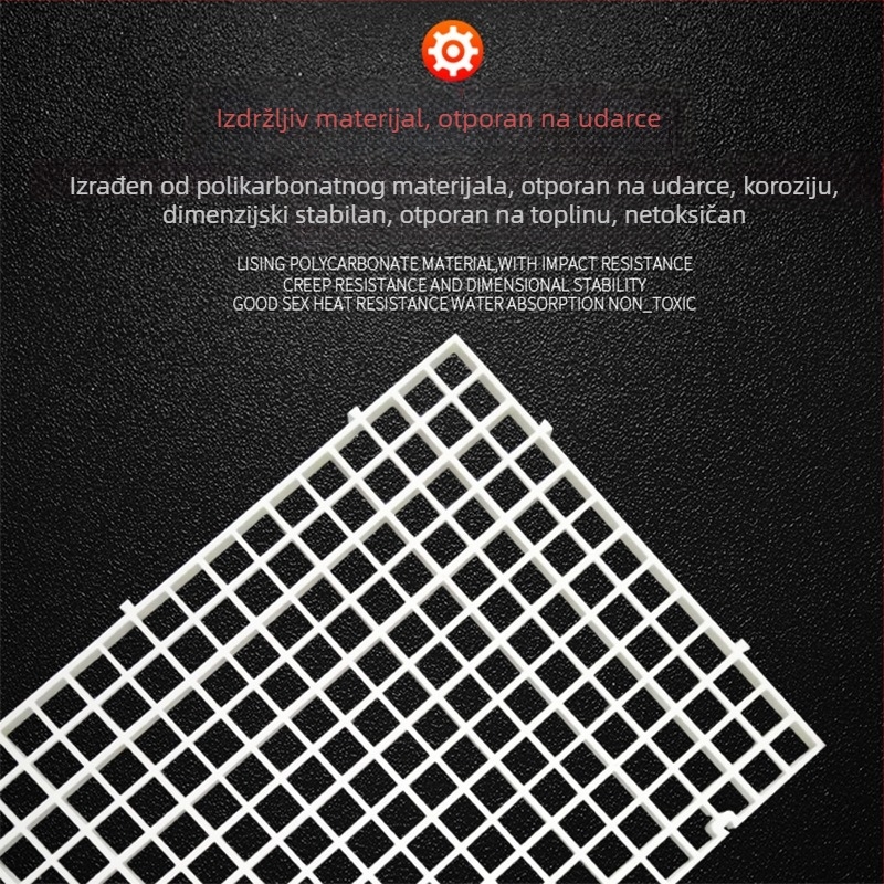 Držač poklopca akvarija, akril, proziran plastični potporni okvir s mrežom protiv skakanja