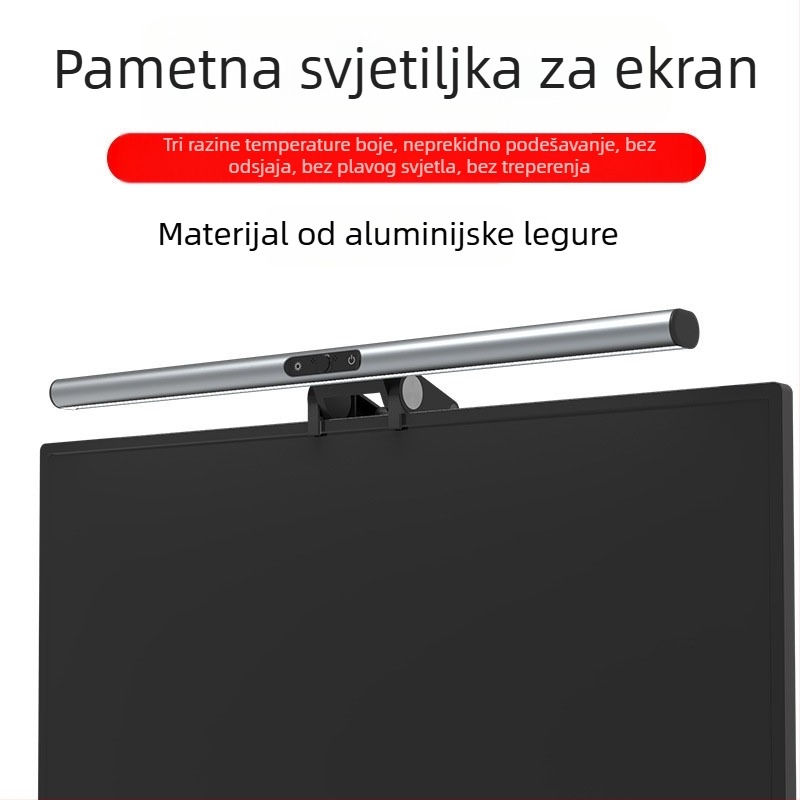 LED lampica za zaslon za videokonferencije, model S1 (aluminijska legura; zaštita očiju; 1 kg)