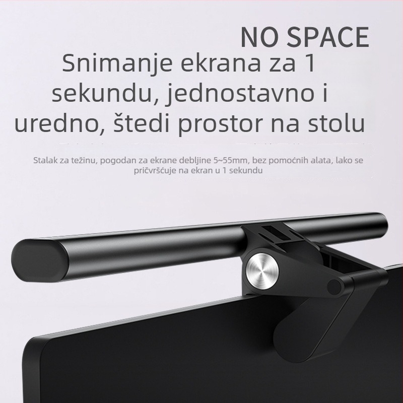 LED lampica za zaslon za videokonferencije, model S1 (aluminijska legura; zaštita očiju; 1 kg)
