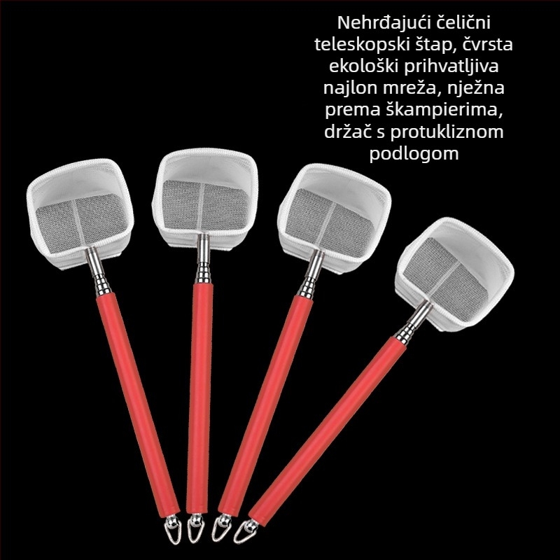 Nehrđajuća čelična teleskopsku mrežu za škampe, za akvarij, 300 g, brenda Player Baby