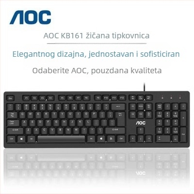 K10 žično set tastature i miša za stolno računalo – uredska i kućna upotreba