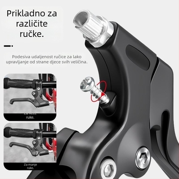 XW dječji ručni lever za kočnicu na biciklu, univerzalna ručna kočnica, mehaničko kočenje