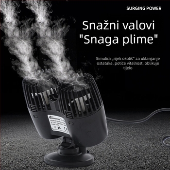 Inteligentna pumpa za akvarij za stvaranje valova, prilagodljiva frekvencija, povećanje kisika i tiho djelovanje