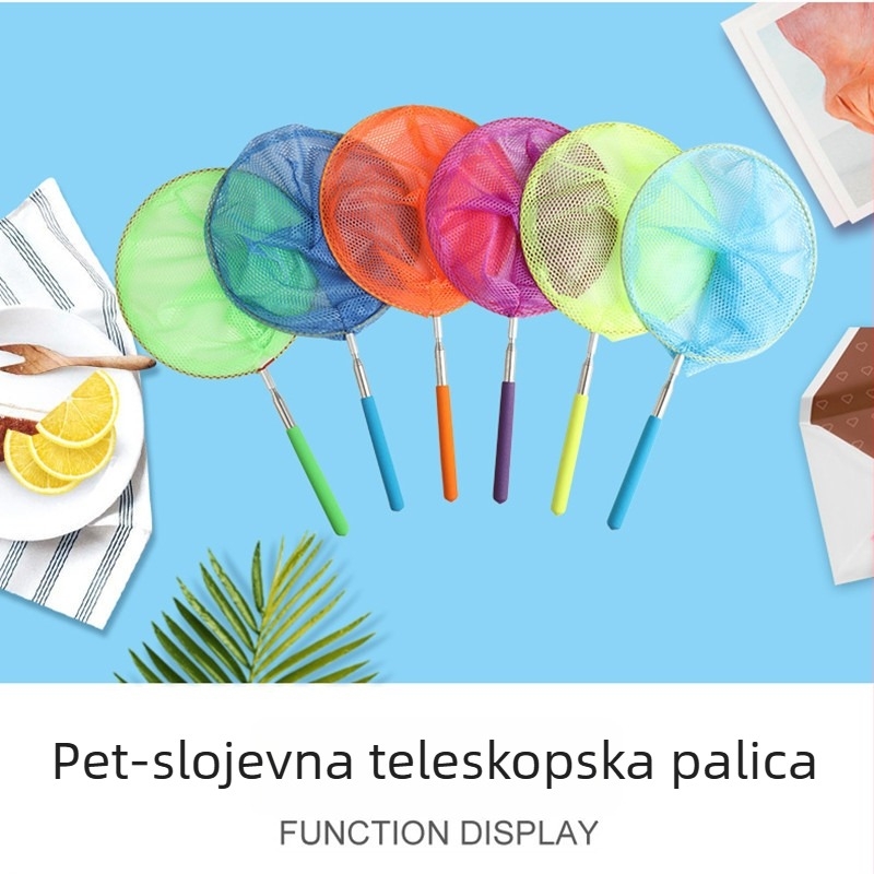 Dječja teleskopska mreža za ribolov (Materijal: ABS plast; Težina: 0.055 kg; Kategorija: Ribolov / Oprema za akvarij)