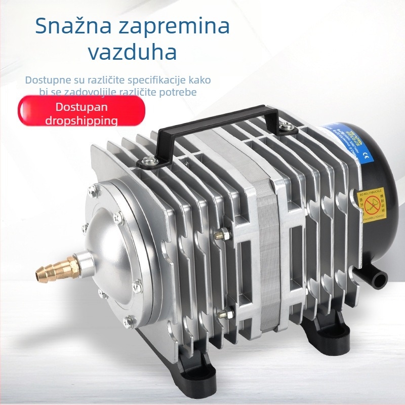 Risheng elektromagnetska pumpa zraka za akvarij, visokoučinkovita pumpa za kisik u akvariju