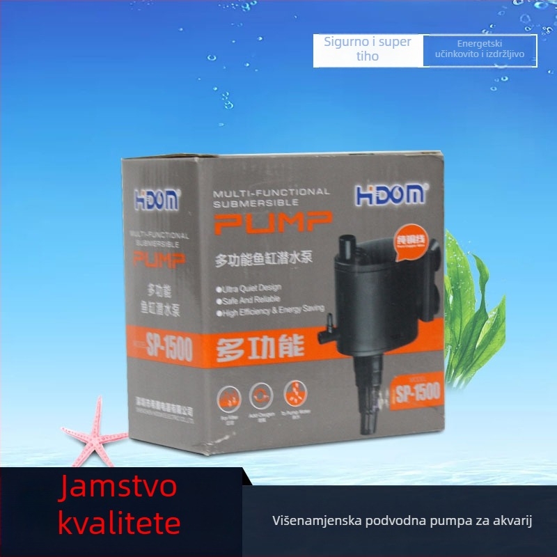 Pumpa za ronjenje tri u jedan za akvarij s filtracijom, oksigenacijom i cirkulacijom jezera — plastika, 0,68 kg, marka Xiteng