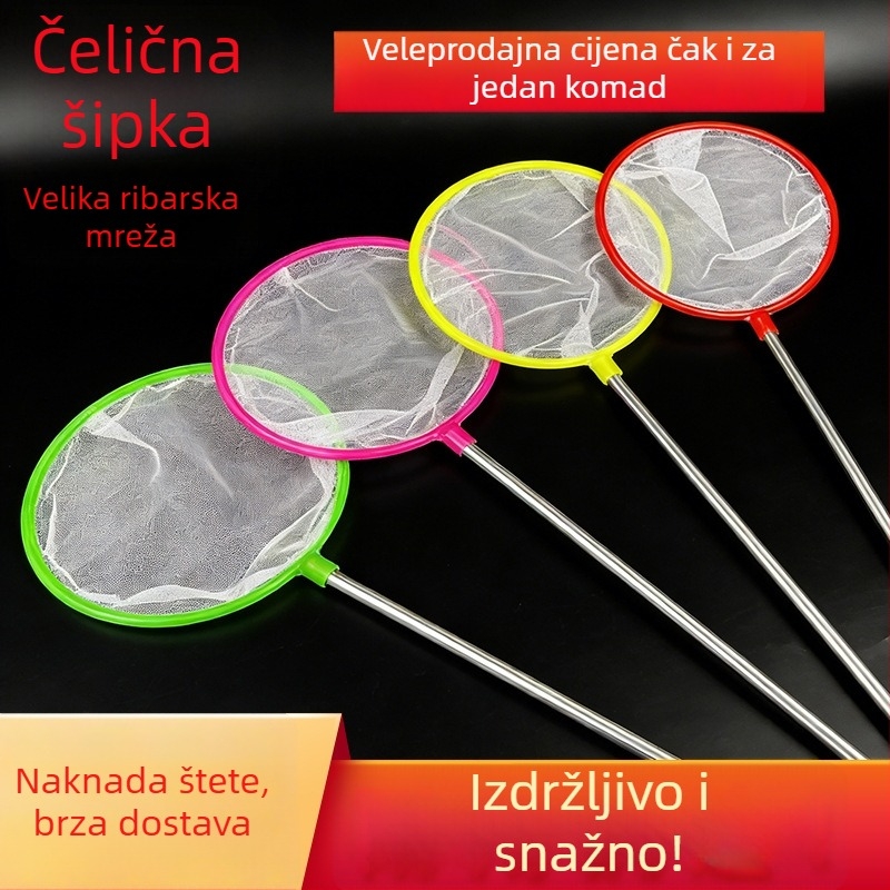 Nehrđajući čelični odvojiva mreža za ribolov, dječja vanjska mreža za hvatanje ribe