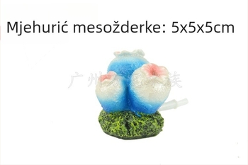 Akvarijski ukras za krajolik s oksigenacijskim kamenom, od smole, 0,3 kg, Authentic