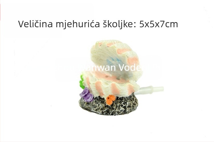 Akvarijski ukras za krajolik s oksigenacijskim kamenom, od smole, 0,3 kg, Authentic