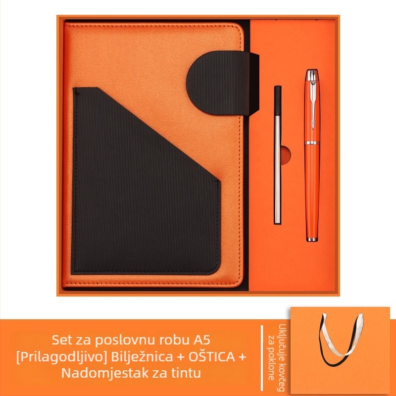 Bilježnica s kožnim izgledom, spiralno vezivanje, Dowling papir 80 g, 200 stranica, kreativni trendovi - cj02