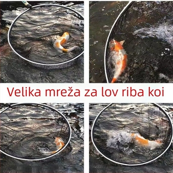 Ručna mreža za koi ribnjak — Oprema za akvarij, Filter, Materijal: Drugo, Podrijetlo: Drugo