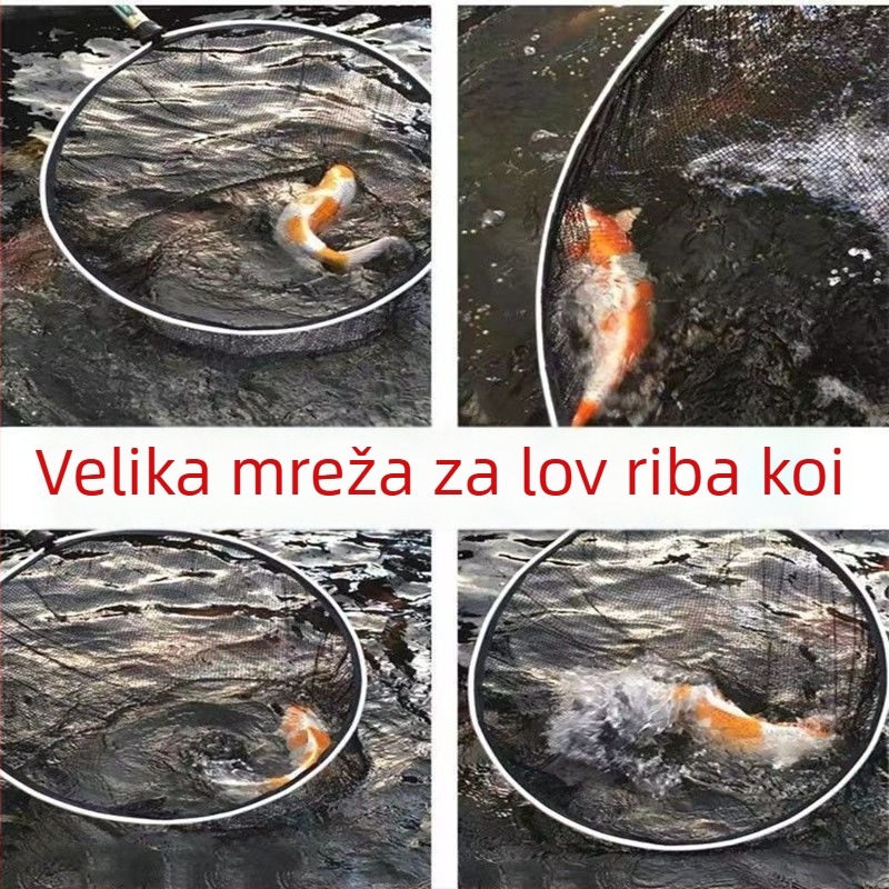 Ručna mreža za koi ribnjak — Oprema za akvarij, Filter, Materijal: Drugo, Podrijetlo: Drugo