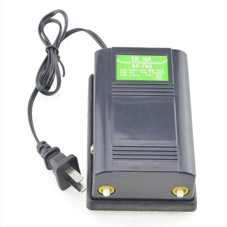 Risheng SP-780 Akvarijska pumpa za kisik, dizajn s dvostrukim otvorima, napajanje AC, težina 450 g
