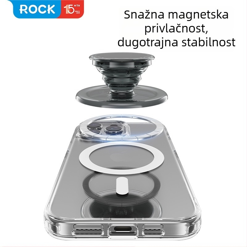 Držač za telefon u prstenu s ljepilnim pričvršivanjem — universalni plastični Rock/lock