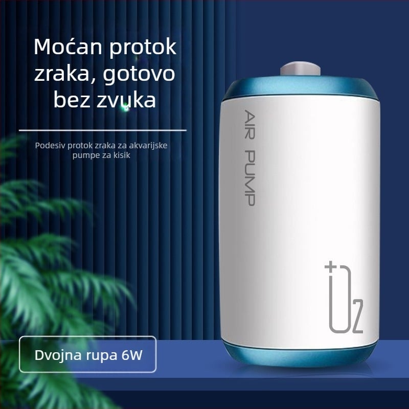 Pumpa za kisik za akvarije i akvakulturu – velika kapacitet, tiho djelovanje, pogodno za ribnjake i uzgoj morskih plodova