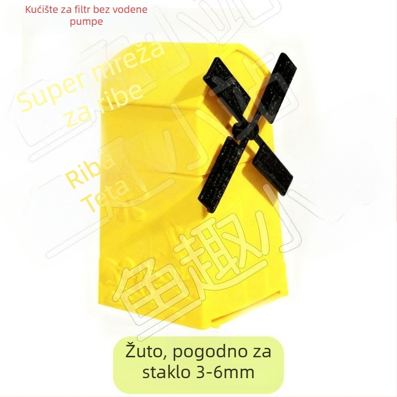 Pumpa za kisik za akvarij – ABS kućište, zidna montaža, okretna kutija filtra s vjetrenim mlinom, težina 100, marca Favorite
