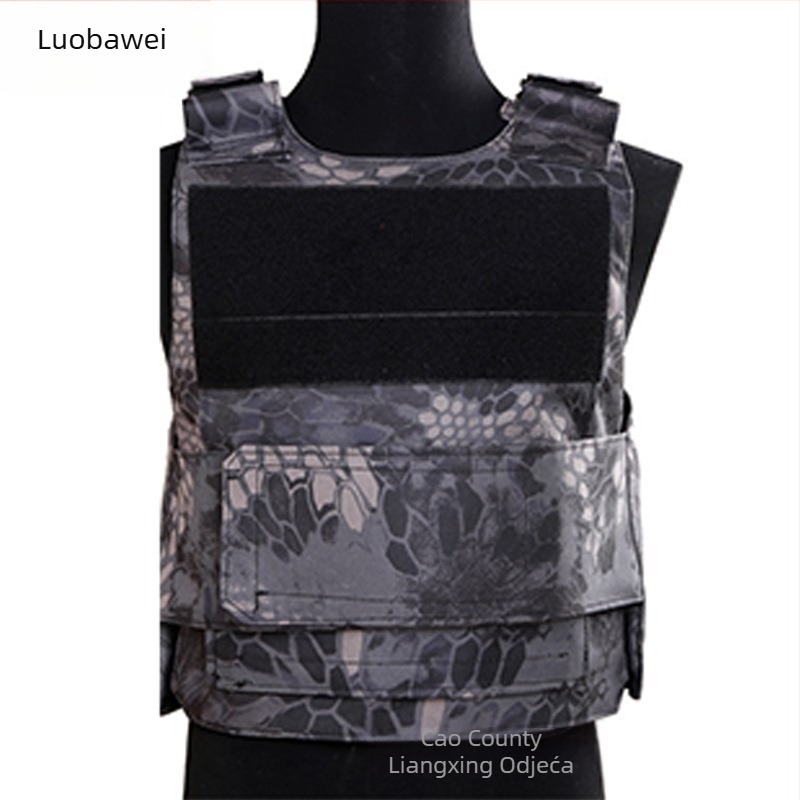 Vježbena vesta s kamuflažom od pamukasto-mješavine, prozračna, UV zaštita, otporna na habanje i vjetrovita, unisex za odrasle, kod Lx-0211.