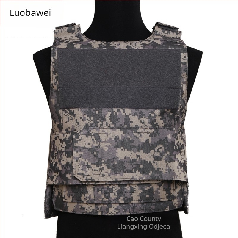 Vježbena vesta s kamuflažom od pamukasto-mješavine, prozračna, UV zaštita, otporna na habanje i vjetrovita, unisex za odrasle, kod Lx-0211.