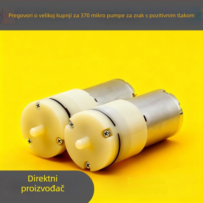 370 tiha pumpa zraka za akvarij – oksigenacijska pumpa s prilagodljivim protokom zraka
