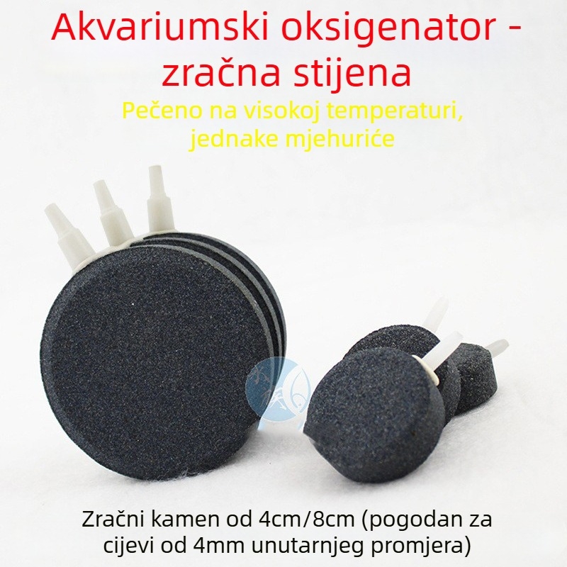 Kamen za kisik za akvarij – 31 g, materijali: bijeli i smeđi korundum i prirodna ruda, pribor za pumpu zraka, marka Chi to Constant, Oprema za akvarij