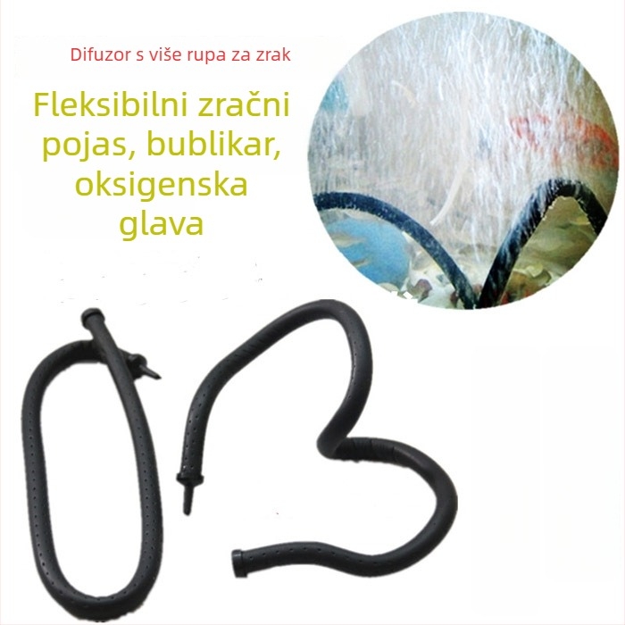 Akvarijska traka mjehurića za aeraciju s crijevom za mjehuriće, mjehurić kamen, cijev vodene zavjese i pumpa kisika. Marka: Other. Uvoz: Ne.