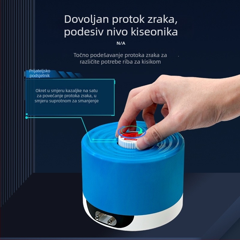 Pumpa za kisik za akvarij, ultra tiha aerator, snažna pumpa za kućnu upotrebu