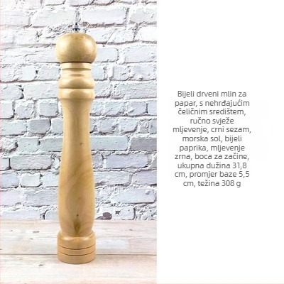 Mlin za papar Hengli Sheng – moderni minimalistički stil; Marka: Hengli Sheng; Uvođenje na tržište: proljeće 2013; Kvaliteta: Kvalificiran proizvod