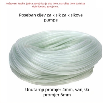 PVC cijev za kisik u akvariju – prozirna cijev za pumpu kisika, 1 kg po ploči, porijeklo Yiwu