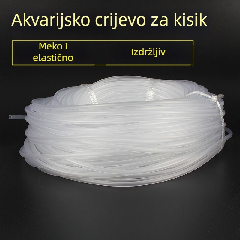 Prozirna silikonasta cijev za akvarijsku pumpu kisika