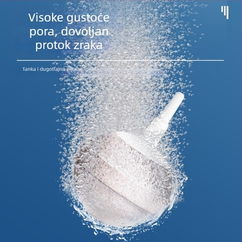 Yinuo Pumpa za kisik u akvarij s nano aerirajućim kamenom za mjehure, oprema za akvarij, težina 0.1 kg