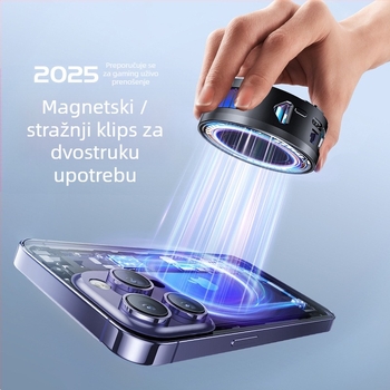 Corbin SR09PRO Magnetni hladnjak za mobitel sa stražnjim klipom, 51 g, 15 W, USB-C