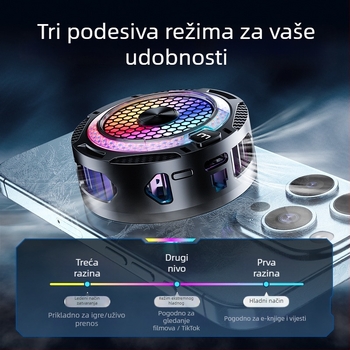 Corbin SR09PRO Magnetni hladnjak za mobitel sa stražnjim klipom, 51 g, 15 W, USB-C