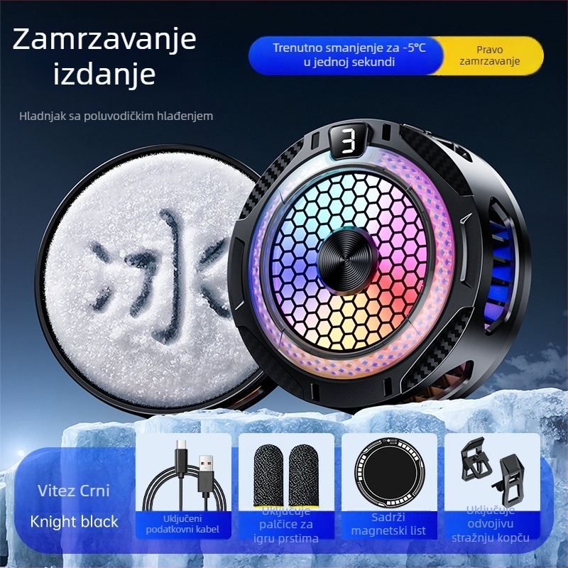 Corbin SR09PRO Magnetni hladnjak za mobitel sa stražnjim klipom, 51 g, 15 W, USB-C