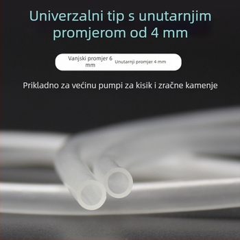Pumpa za oksigenaciju akvarija s cijevi za kisik i zračnim crijevom – plastika, 1 kg, oprema za akvarij