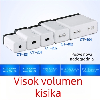 SUNSUN/SENSEN Pumpa za kisik za akvarij — kućna upotreba, aerator velikih mjehurića, težina 1,0 kg