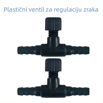 Regulacijski ventil zraka za opremu za akvarij, plastični, marka YUMIAOCW