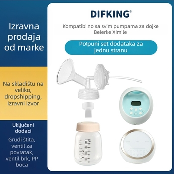S1-kompatibilan set pribora za električnu pumpu za dojenje: duckbill valve, horn cover, bottle isolation valve