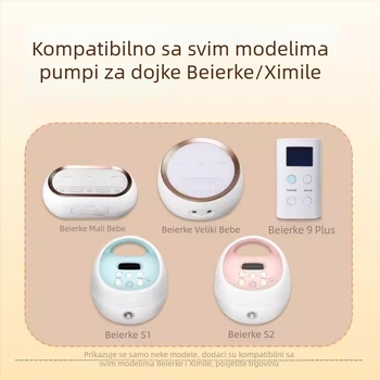 S1-kompatibilan set pribora za električnu pumpu za dojenje: duckbill valve, horn cover, bottle isolation valve
