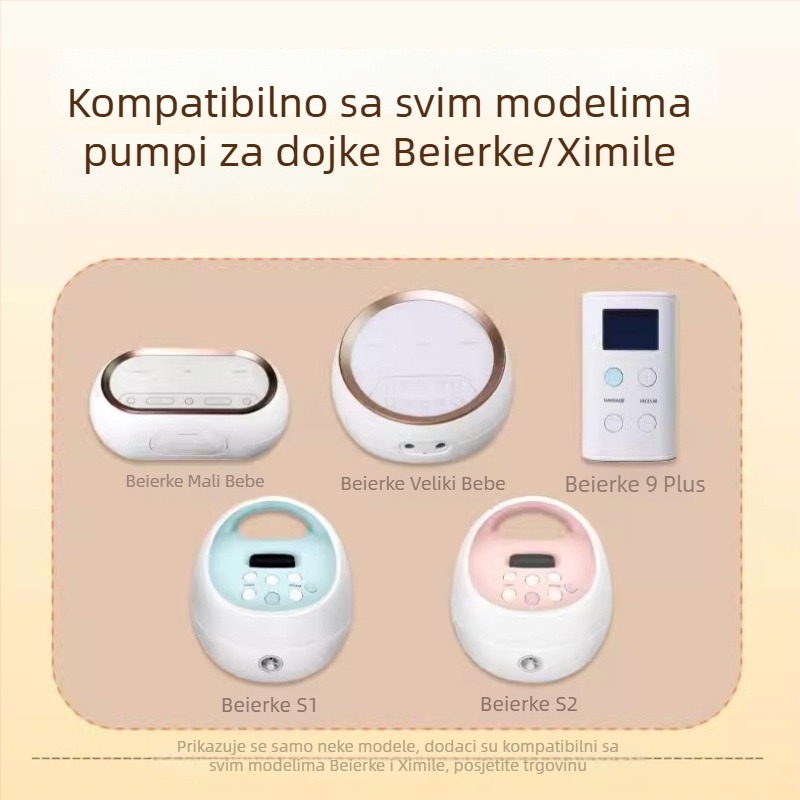 S1-kompatibilan set pribora za električnu pumpu za dojenje: duckbill valve, horn cover, bottle isolation valve
