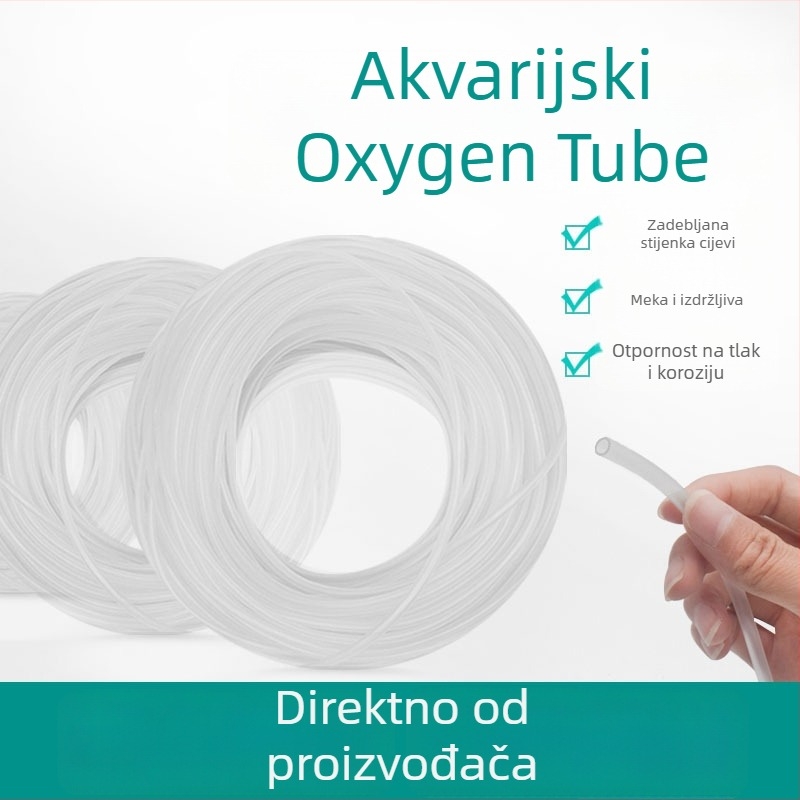 Cijev za kisik za akvarij, PVC cijev, brend Trachea, 1,0 kg, Oprema za akvarij