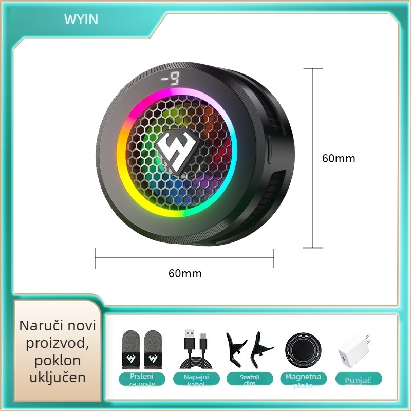 Inteligentni rashladni radiatori za mobitele i tablete s digitalnim LED zaslonom