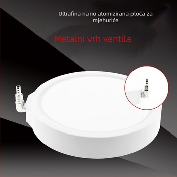 Nano fina ploča mjehurića za aeraciju akvarija s tišim metalnim izlazom – balonsko kamenje, tip B